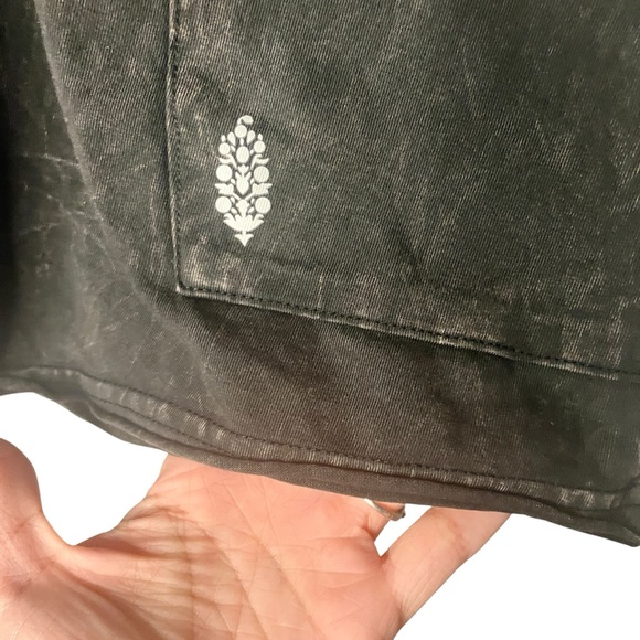 Free People movement Hot Shot Tee Romper XS washed black NWOT - Picture 5 of 14